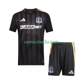 Camisolas de futebol Colo-Colo Criança Equipamento Alternativa 2025/26 Manga Curta